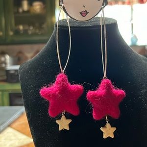 Heather Hansen Designs Pom Pom Star Earrings